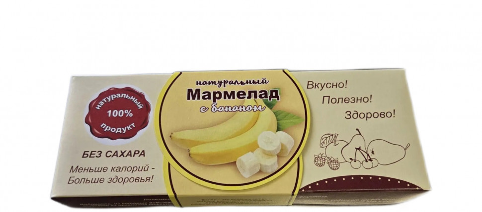  Мармелад натуральный "Банан" 140г  в Раменском