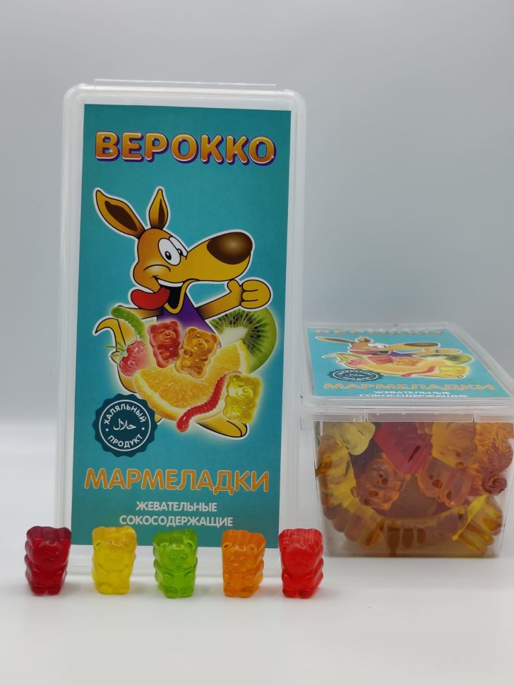  Жевательный мармелад Мишки фруктовые, 250г   в Раменском
