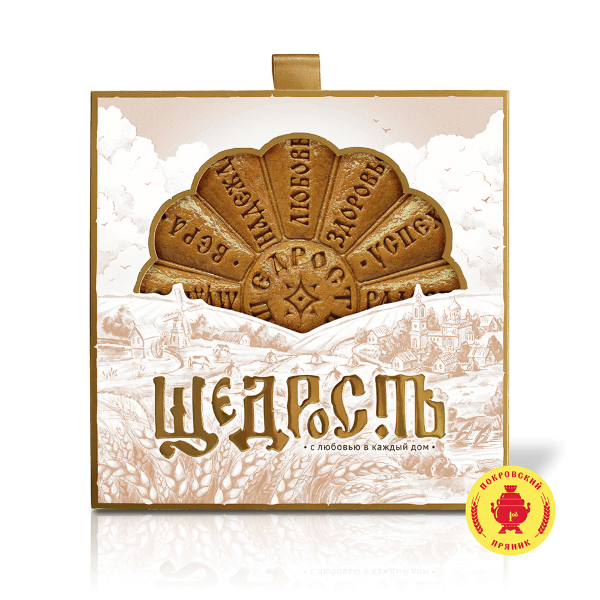 №3 Пряник 700г "Щедрость" (в подарочной упаковке)  в Раменском