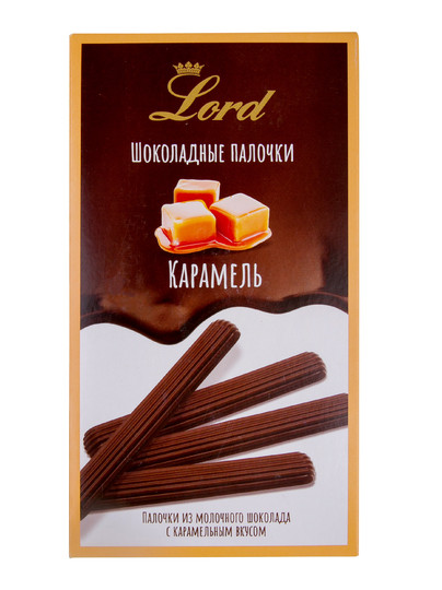  TM LORD Палочки из молочного шоколада с карамельным вкусом, 80 гр в Раменском